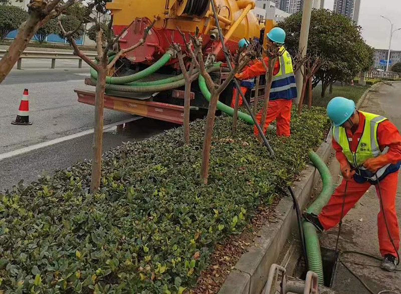 北湖市政管道清淤